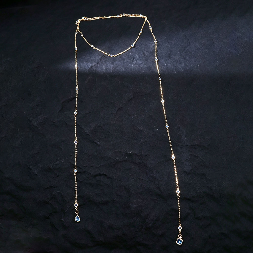 สร้อยคอแฟชั่นใหม่ ดีไซน์หรูหรา - Body Jewelry Necklace บทวิจารณ์และราคา