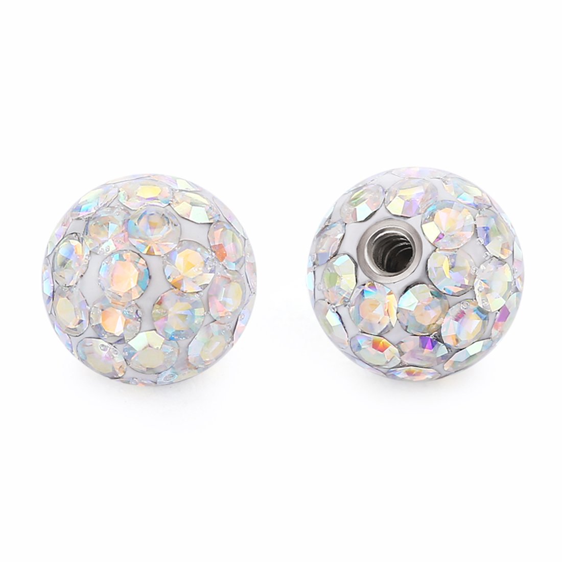2ชิ้น14กรัม16กรัมตัวสแตนเลสเจา - Body Jewelry Replacement Ball บทวิจารณ์และราคา
