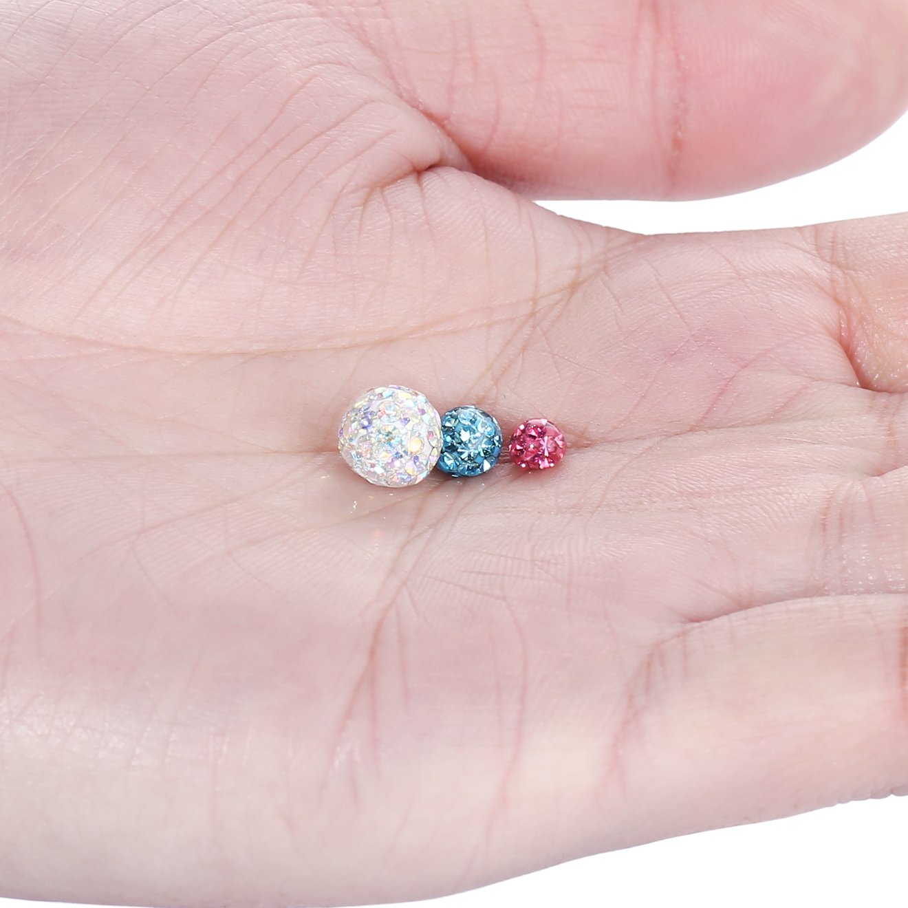2ชิ้น14กรัม16กรัมตัวสแตนเลสเจา - Body Jewelry Replacement Ball บทวิจารณ์และราคา