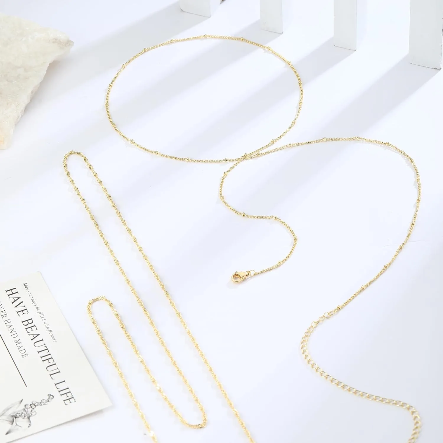 สร้อยคาดเอวชุบทอง 14k ขนาด 26- - Body Jewelry For You บทวิจารณ์และราคา